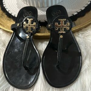 Tory Burch size 6 jelly flip-flops